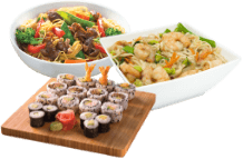 3 Edo meal options